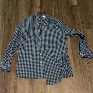 Sonoma modern fit checkered blue shirt